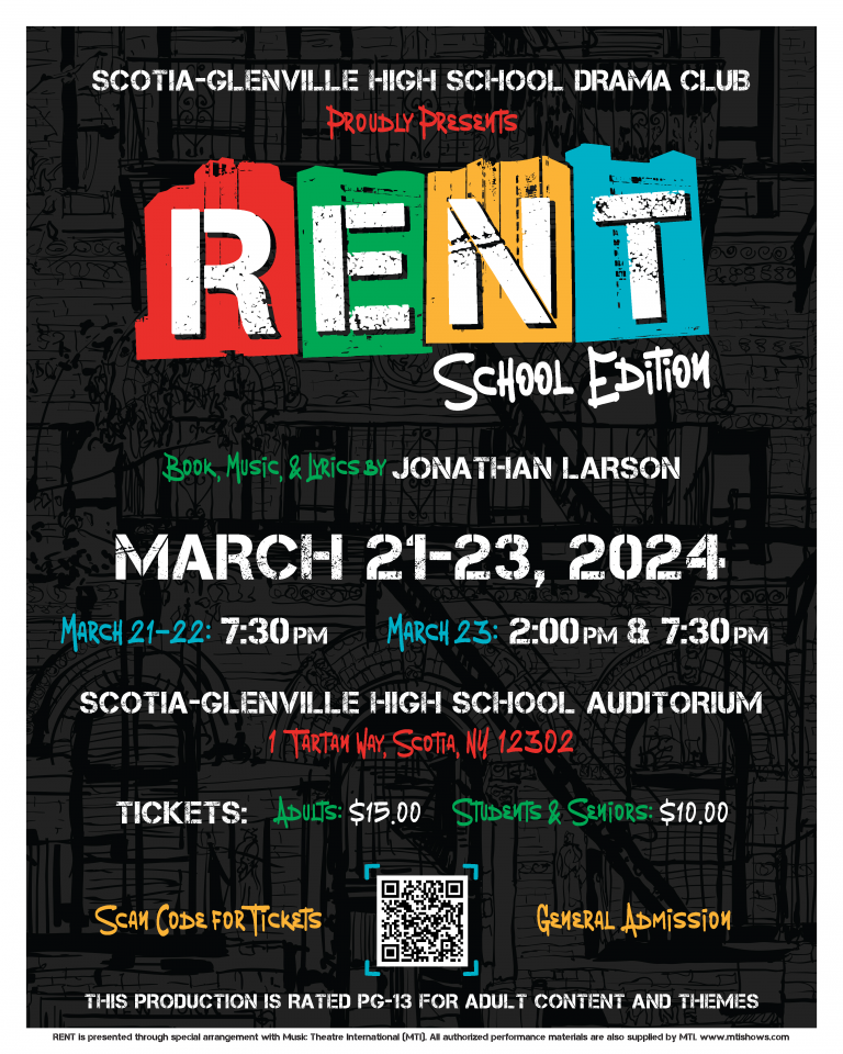 The school edition of Rent opens at 7:30 p.m. - Scotia-Glenville ...